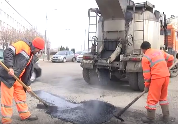 ремонт дороги в Белгороде