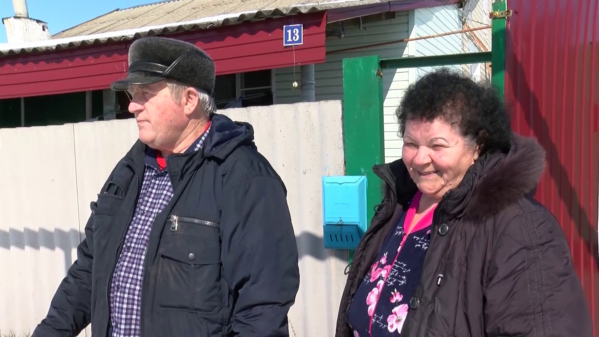 Пенсионеры из села Галушки