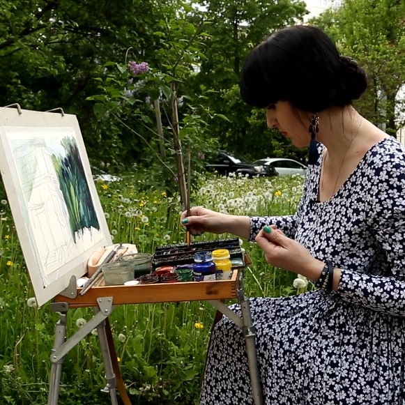 Наследие Моне: рисуем пейзаж в технике «пленэр»