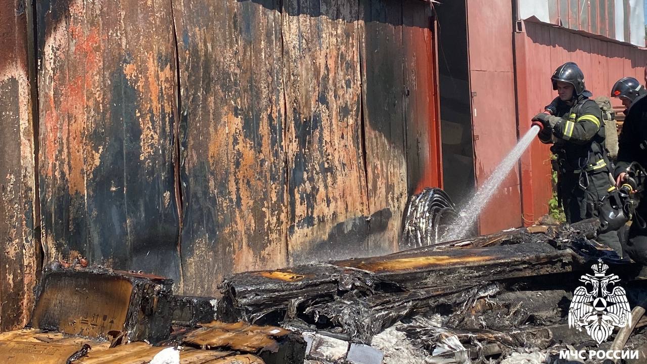 Пожар на Корочанской в Белгороде ликвидирован