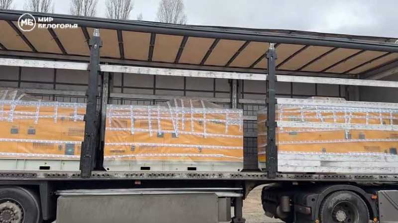 Белгородская область получила 27 генераторов из Санкт-Петербурга, Ленинградской и Рязанской областей