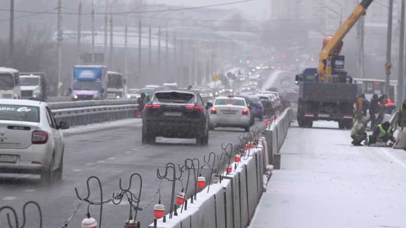 В Белгороде завершают капремонт моста через Везёлку на улице Николая Чумичова