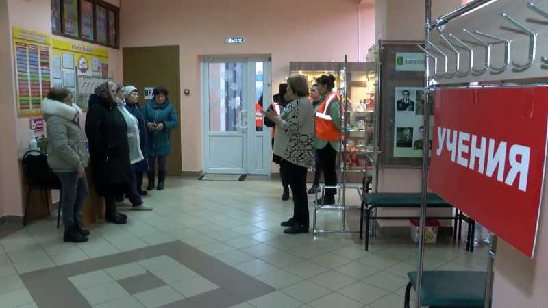 В Валуйках провели учения по гражданской обороне