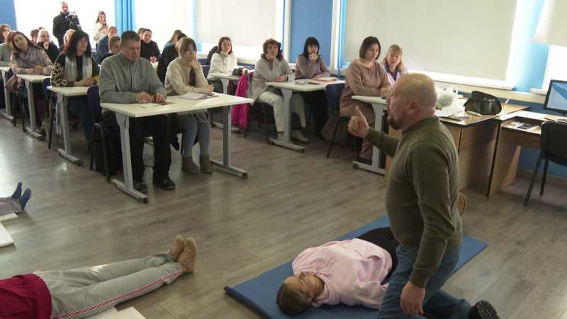 В Белгородской области педагоги проходят курсы по оказанию первой помощи