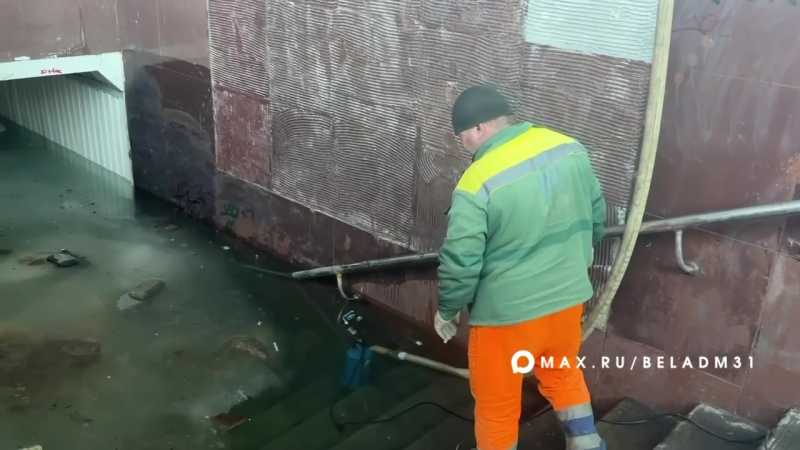 В Белгороде подземный переход у «Семейного рынка» откроют на следующей неделе