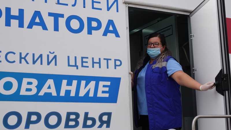 В село Тростенец Белгородской области приехал «Поезд здоровья»