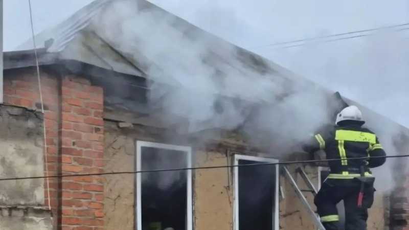 В посёлке Борисовка при пожаре в частном доме погиб мужчина