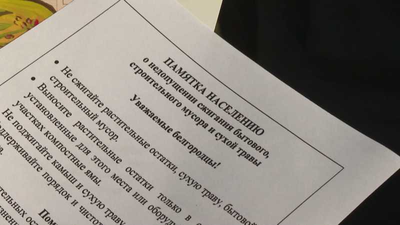 С начала года в Белгороде произошло четыре ландшафтных пожара в частном секторе