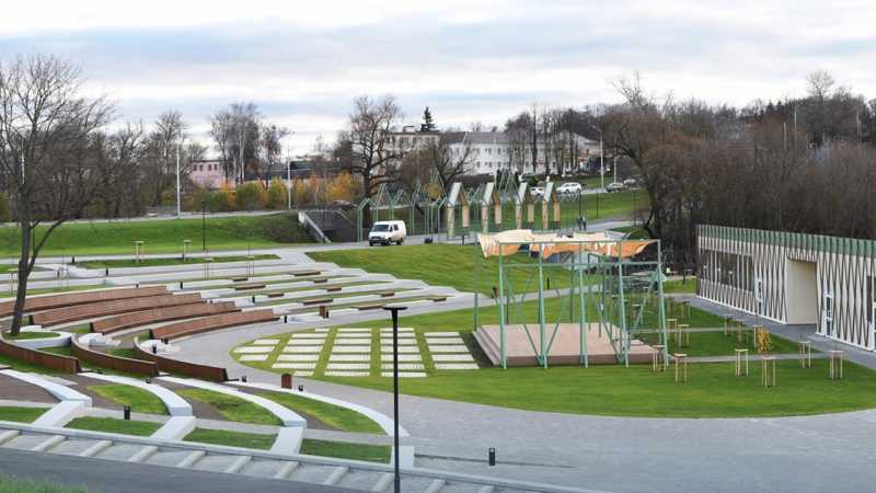 В Губкине  начали благоустройство трёх скверов по нацпроекту  