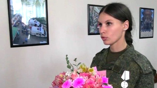 Военный медик из Белгорода Елена Павленко награждена медалью «За спасение погибавших»