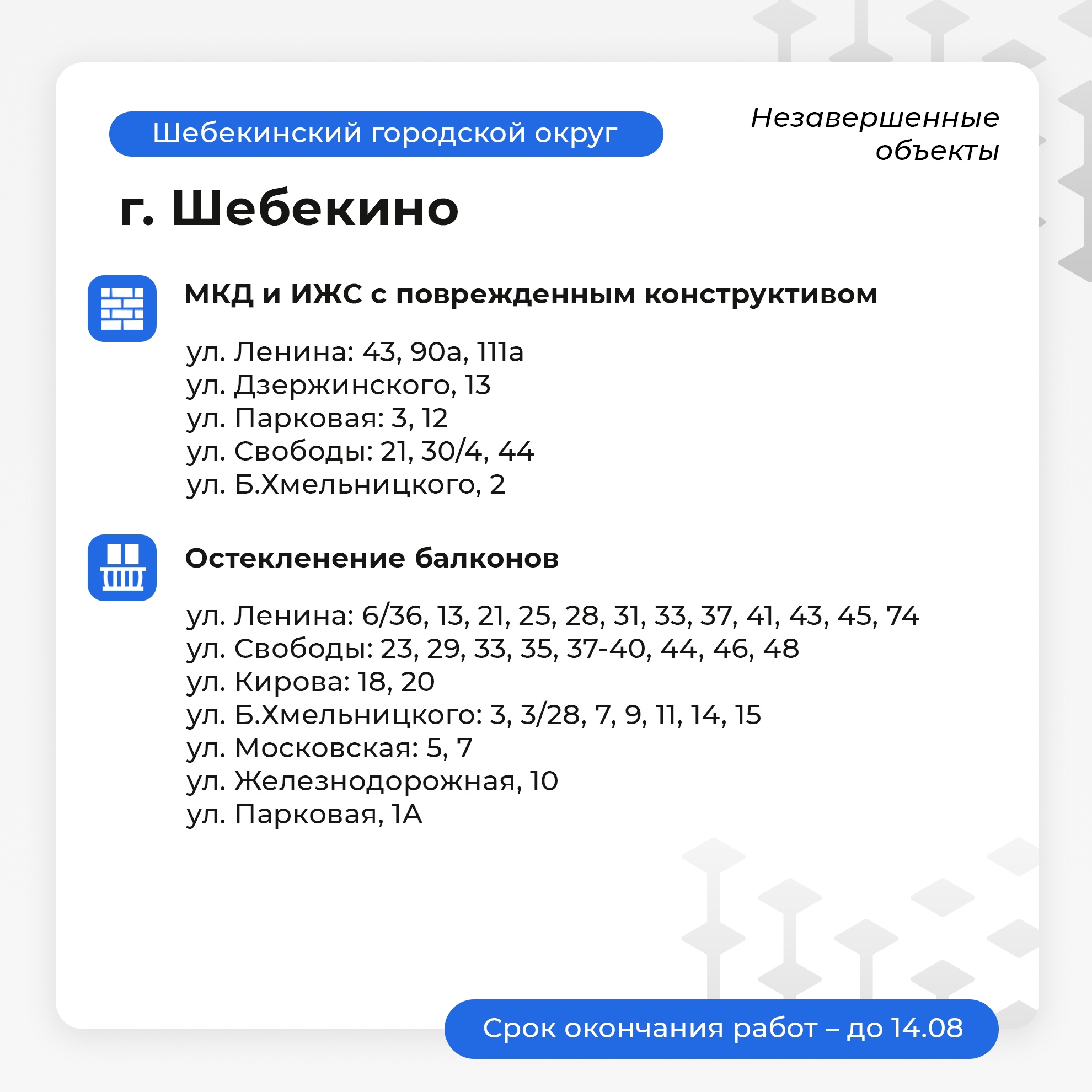 В Шебекинском, Грайворонском и Валуйском округах продолжается  восстановление пострадавшего жилья | 03.08.2023 | Белгород - БезФормата