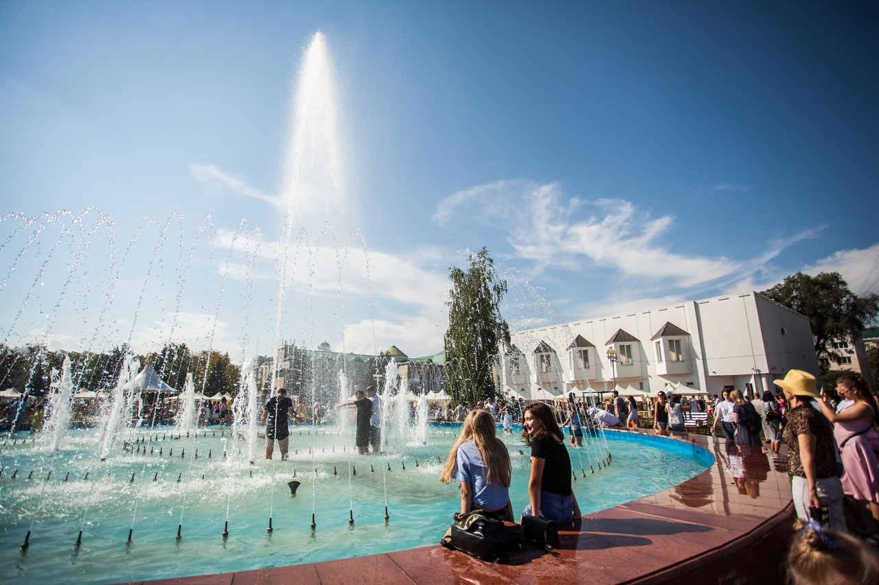фонтан в парке Победы