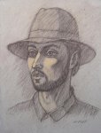 Портрет молодого человека в шляпе