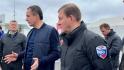 Вячеслав Гладков и секретарь генсовета «Единой России» Андрей Турчак посетили пункт временного размещения в Белгороде