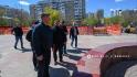 В Белгороде сквер на ул. Дегтярева продолжают обновлять