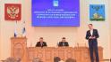 Вячеслав Гладков выступил на представлении врио губернатора Александра Шуваева