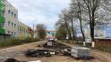 В Губкине продолжается благоустройство сквера «Школьный»