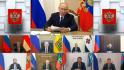 Владимир Путин по видеосвязи проводит встречу с избранными главами регионов