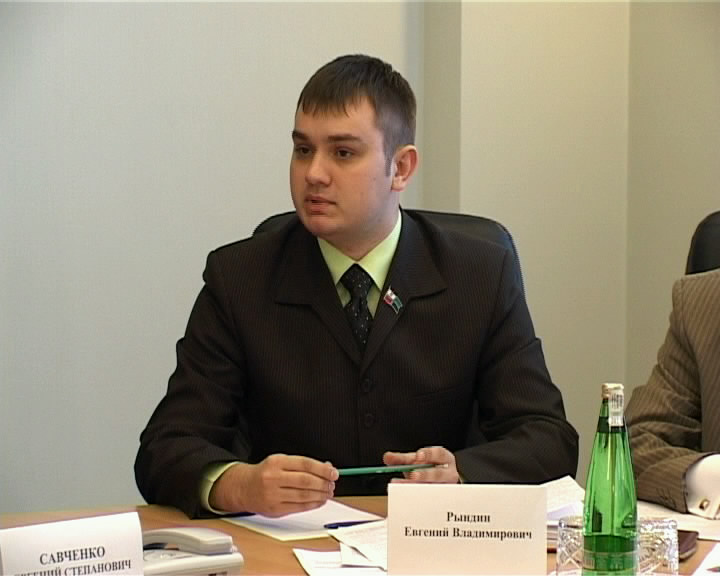 Евгений Рындин - председатель молодежного правительства Белгородской области
