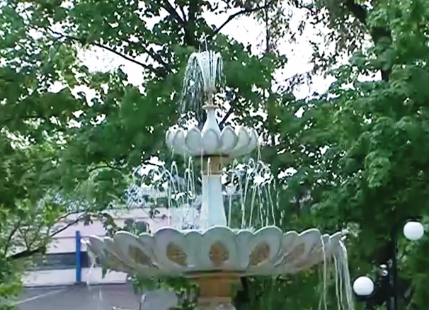 Пасхальный фонтан в Белгороде