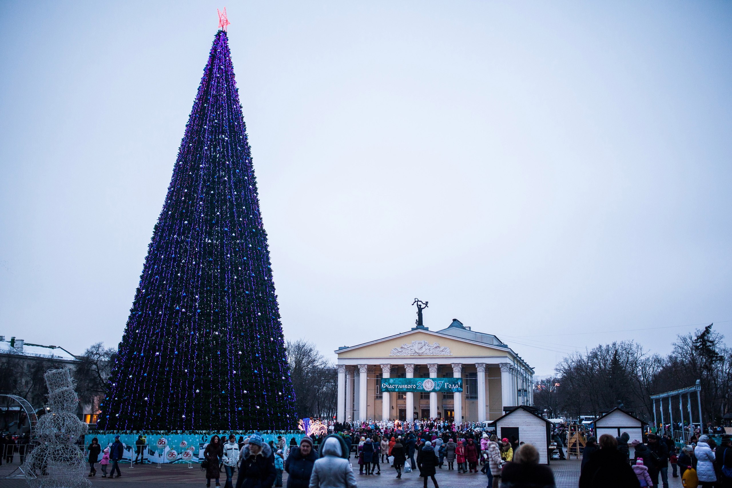 Новогодняя елка в Белгороде