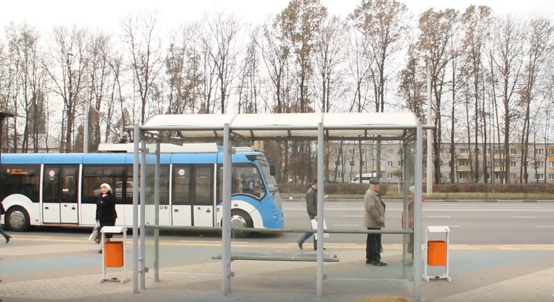 троллейбус на пр-те Богдана Хмельницкого в Белгороде