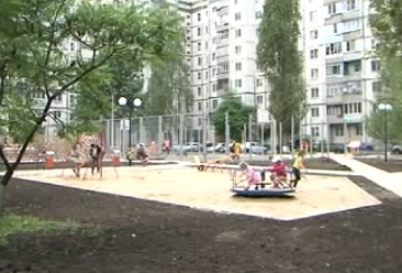 отремонтированный двор в Белгороде