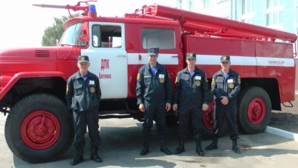 добровольные пожарные Белгородской области