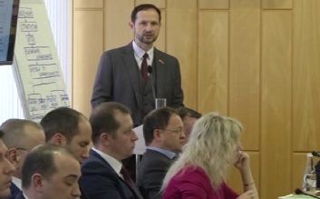 Александр Щеглов на заседании совета по инновационному развитию региона