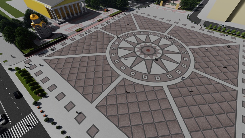 проект реконструкции Соборной площади в Белгороде