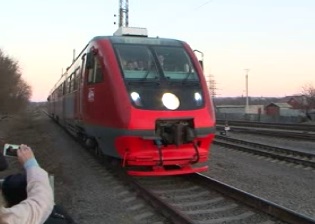 городской поезд в Белгороде