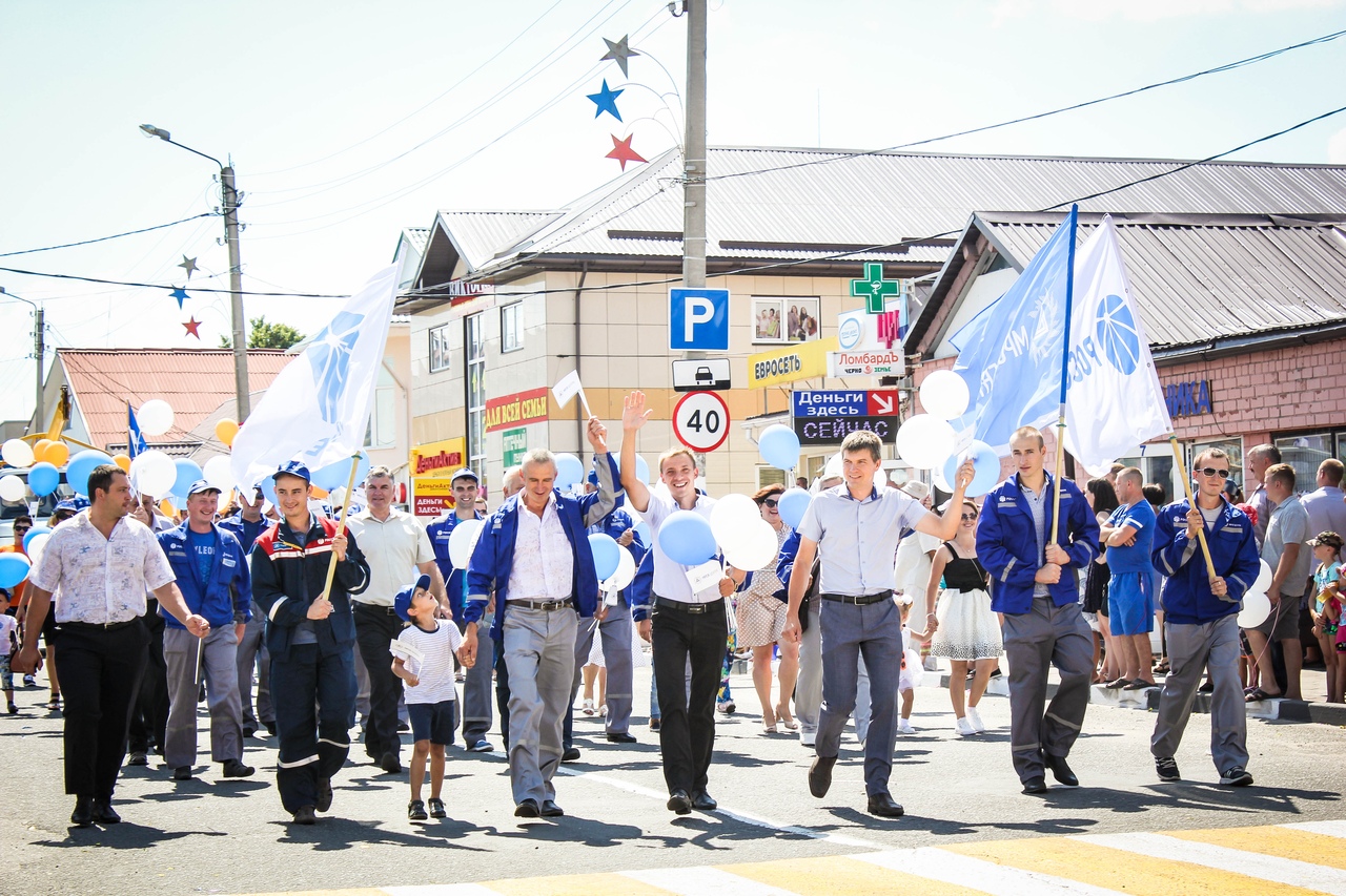праздничное шествие в Борисовке