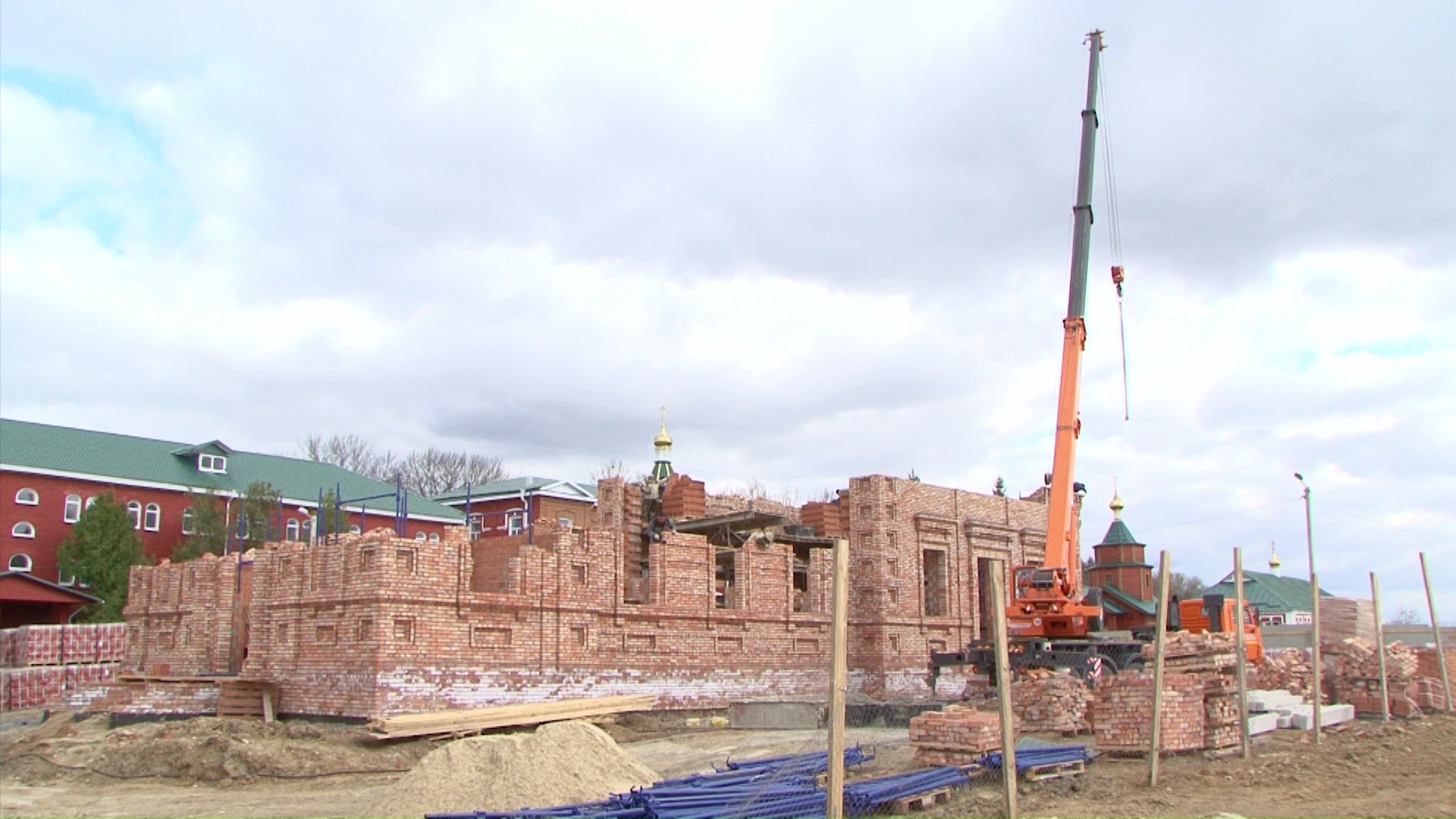 строительство храма в Борисовке