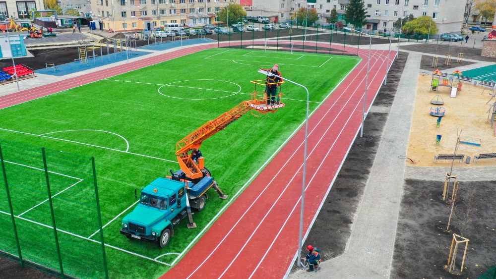 спортивный парк в Борисовке