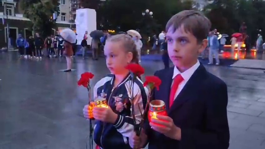Акция "Свеча памяти" в Белгороде