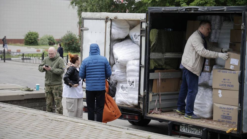 Из Белгородской области отправили очередной гуманитарный груз бойцам в зону СВО