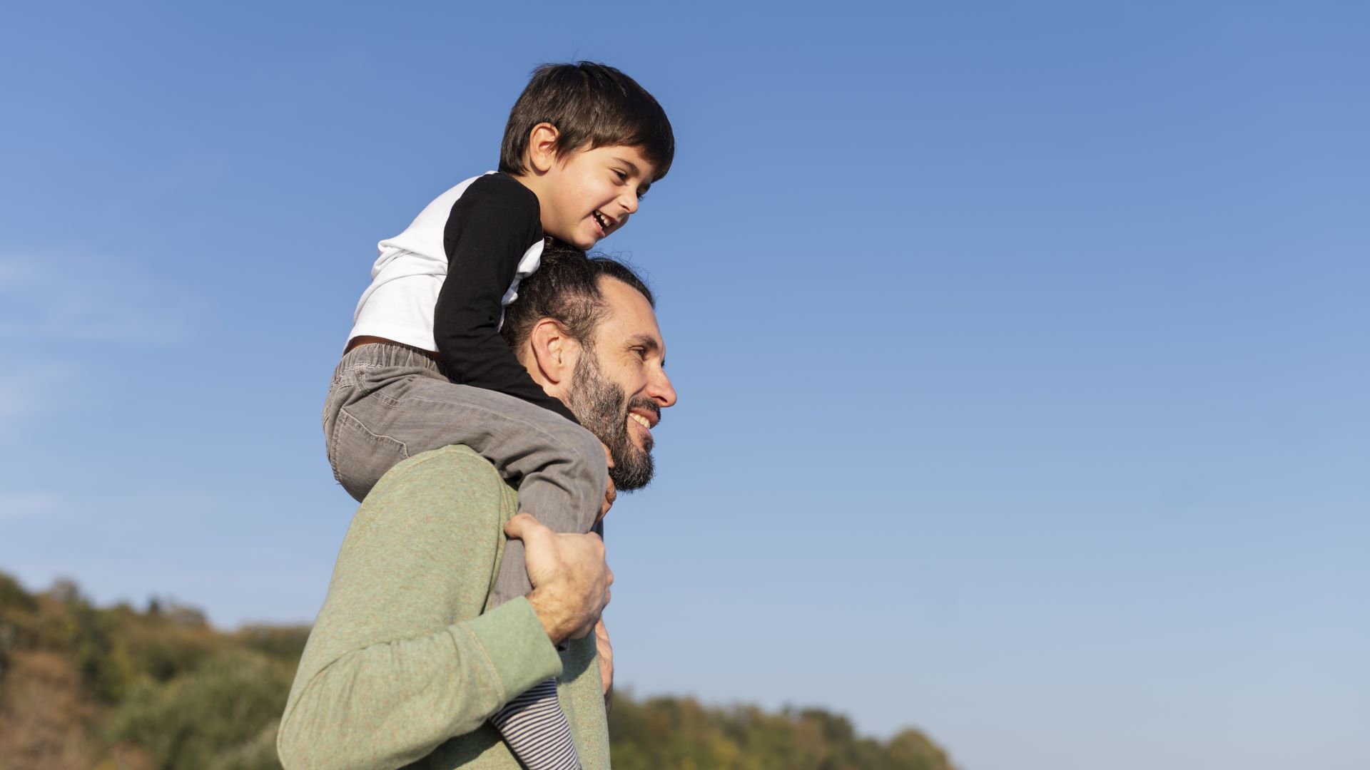 father spending time with his child