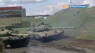 Показательные выступления на танкодроме