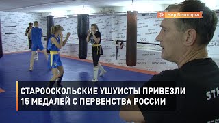 Старооскольские ушуисты привезли 15 медалей с первенства России