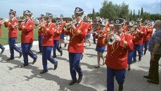 Парад духовых оркестров России в Прохоровке