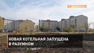 Новая котельная запущена в Разумном 