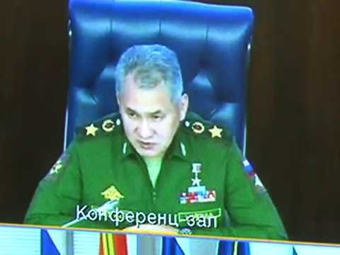 Видеоконференция с Сергеем Шойгу 