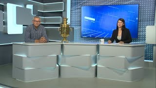 200-летний самовар в студии «Мира Белогорья»