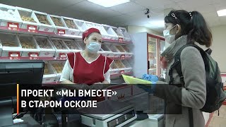 Волонтерский проект «Мы вместе» в Старом Осколе