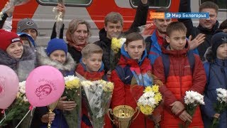 Старооскольцы на первенстве России по прыжкам на батуте 