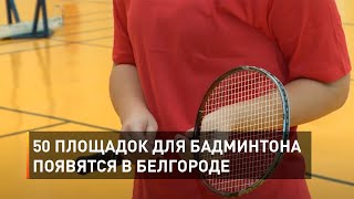 50 площадок для бадминтона появятся в Белгороде