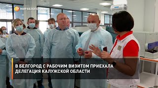 В Белгород с рабочим визитом приехала делегация Калужской области