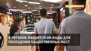 В регионе вводятся QR-коды для посещения общественных мест