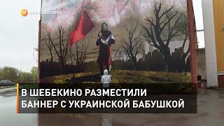 В Шебекино разместили баннер с украинской бабушкой