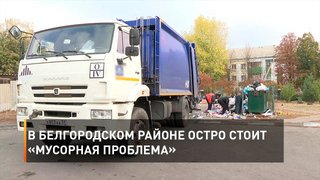 В Белгородском районе остро стоит «мусорная проблема»